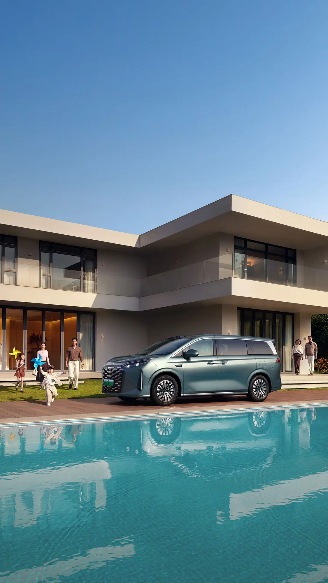 صورة أمامية لطراز BYD سونغ DM-i لعام ٢٠٢٦