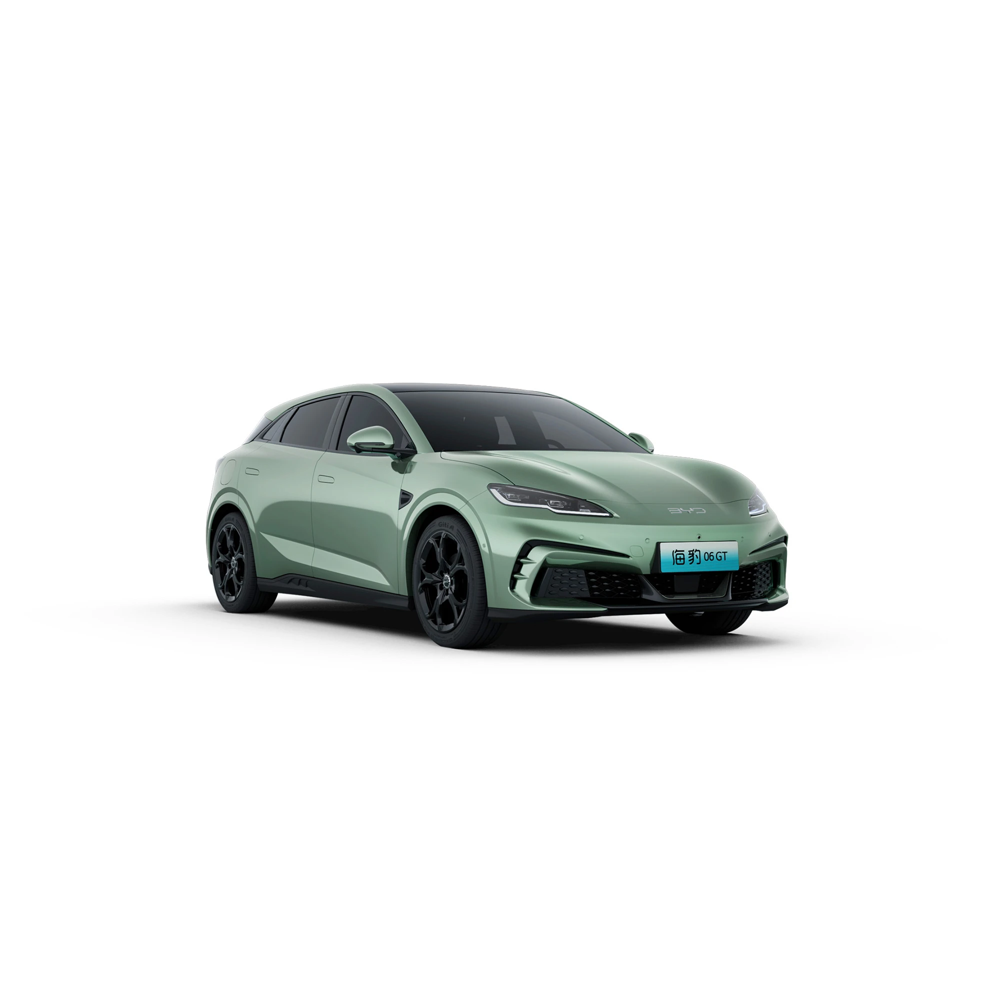 Front view of the light-green BYD Seal 06GT Intelligent Driving Edition 2026 sedan