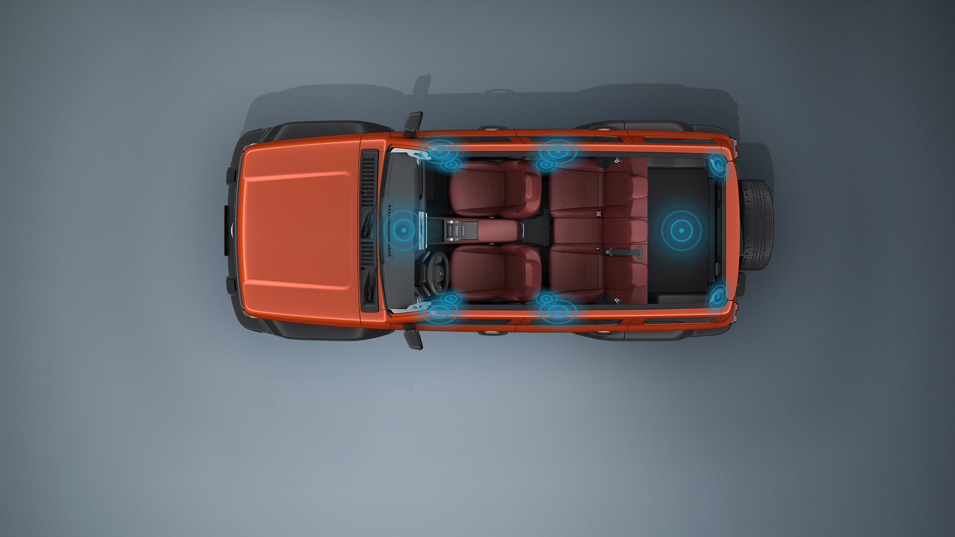 Top-down View of 2025 TANK 300 Interior Layout