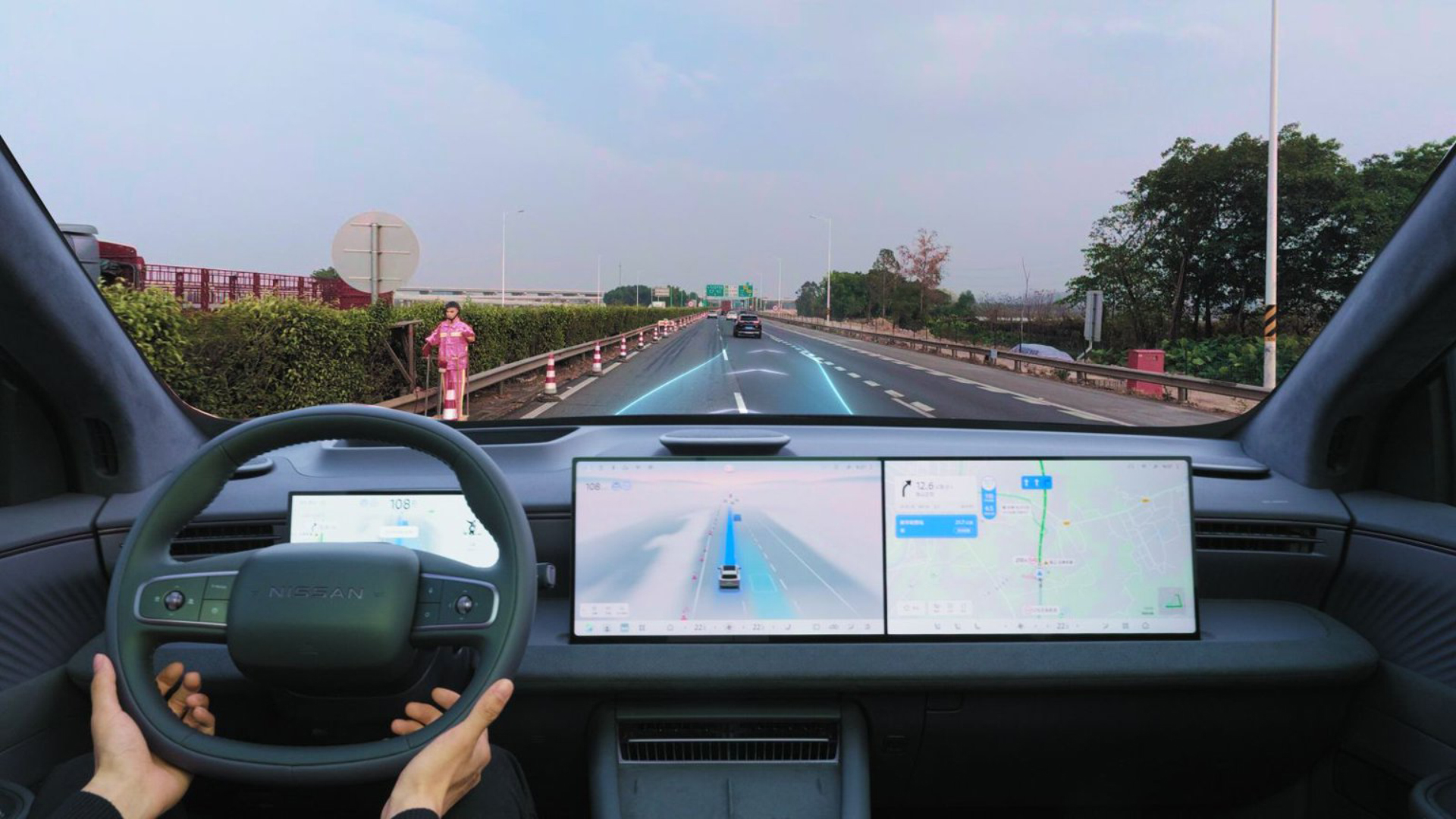 منظر داخلي لسيارة نيسان الصينية الشرقية NX8 موديل 2026