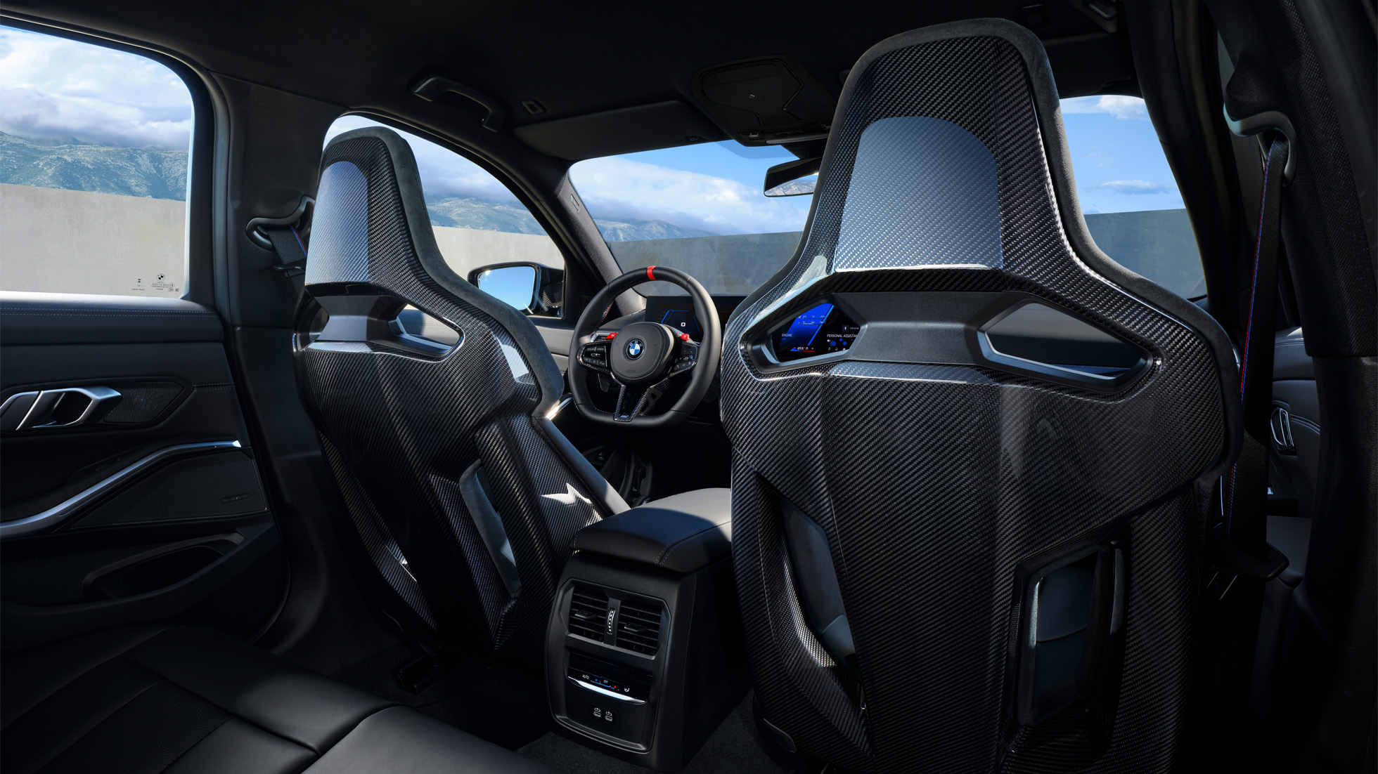 Interior photo of the 2024 Brilliance BMW BMW M3