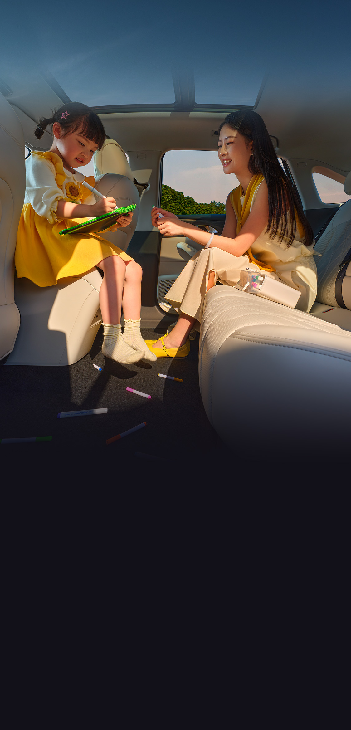 Interior photo of the Geely Galaxy A7 EM 2026 model