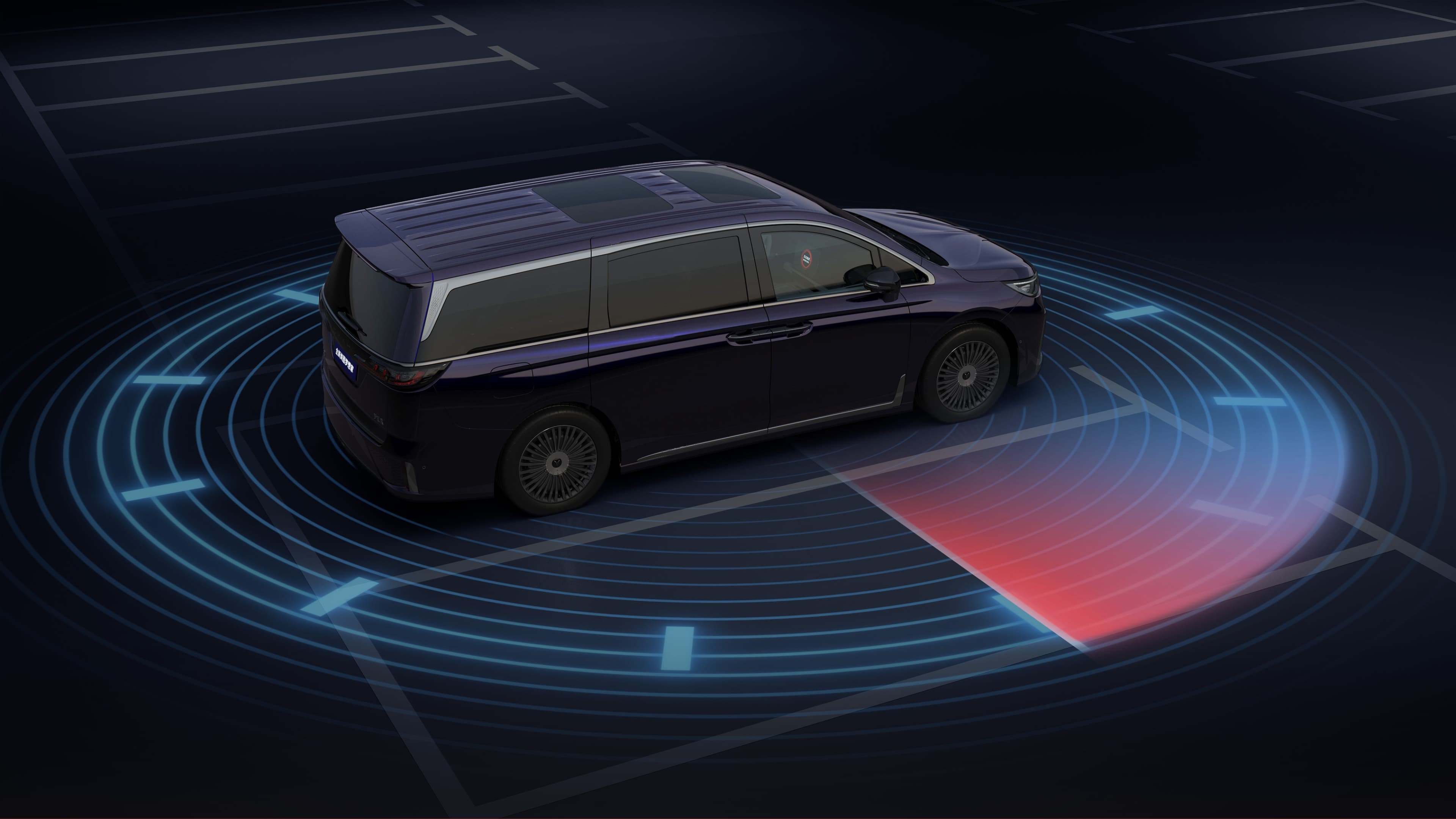 Right-side three-view rendering of the 2026 Lanfeng Dreamer MPV