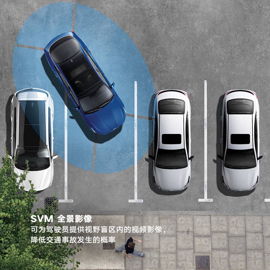 2025 Model Year KIA K5 in Blue, Parking Lot Scene